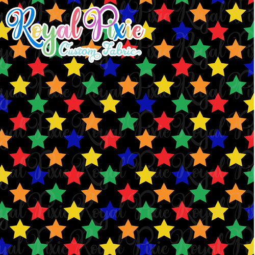 Permanent Preorder - Stars with Black - Rainbow Primaries - RP Color