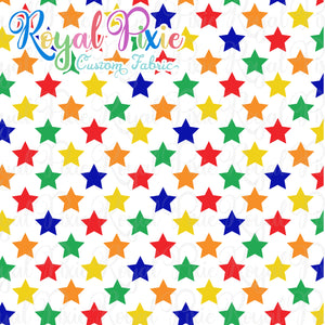 Permanent Preorder - Stars with White - Rainbow Primaries - RP Color