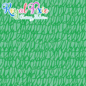 Permanent Preorder - Coords - Scribble Lines Monochrome - Green - RP Color