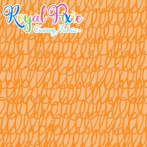 Permanent Preorder - Coords - Scribble Lines Monochrome - Orange - RP Color