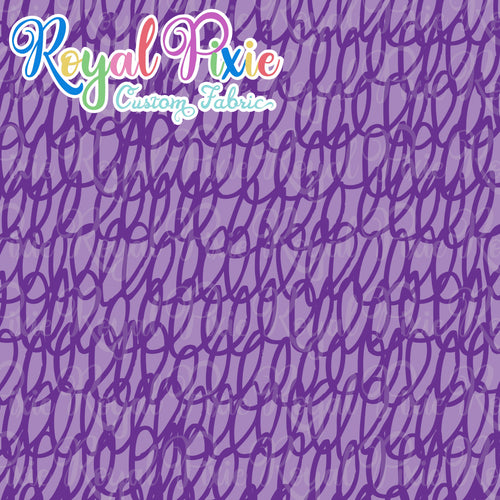 Permanent Preorder - Coords - Scribble Lines Monochrome - Purple - RP Color