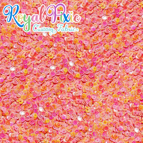 Permanent Preorder - Coords - Sequins - Royal Tangerine