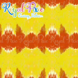 Permanent Preorder - Coords - Tie Dye Stripe Red and Yellow