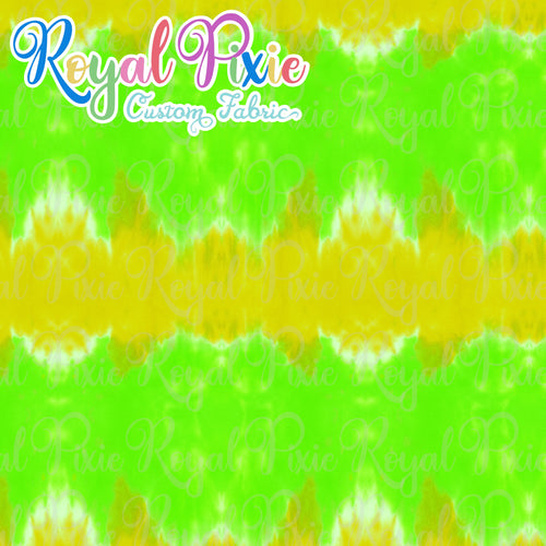 Permanent Preorder - Coords - Tie Dye Stripe Yellow and Green