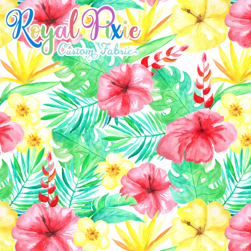 Permanent Preorder - Summer - Tropical Flowers Watercolor