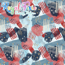 Load image into Gallery viewer, Permanent Preorder - July 4 - Red, White, &amp; Blue Abstract Coordinate