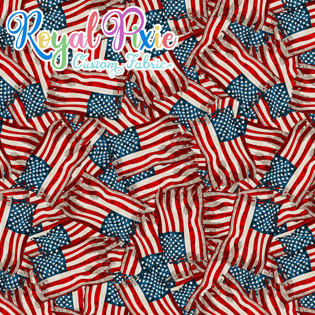 Permanent Preorder - July 4 - Worn Flags